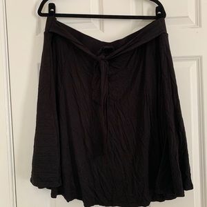 TORRID Black Wrap Mini Skort
